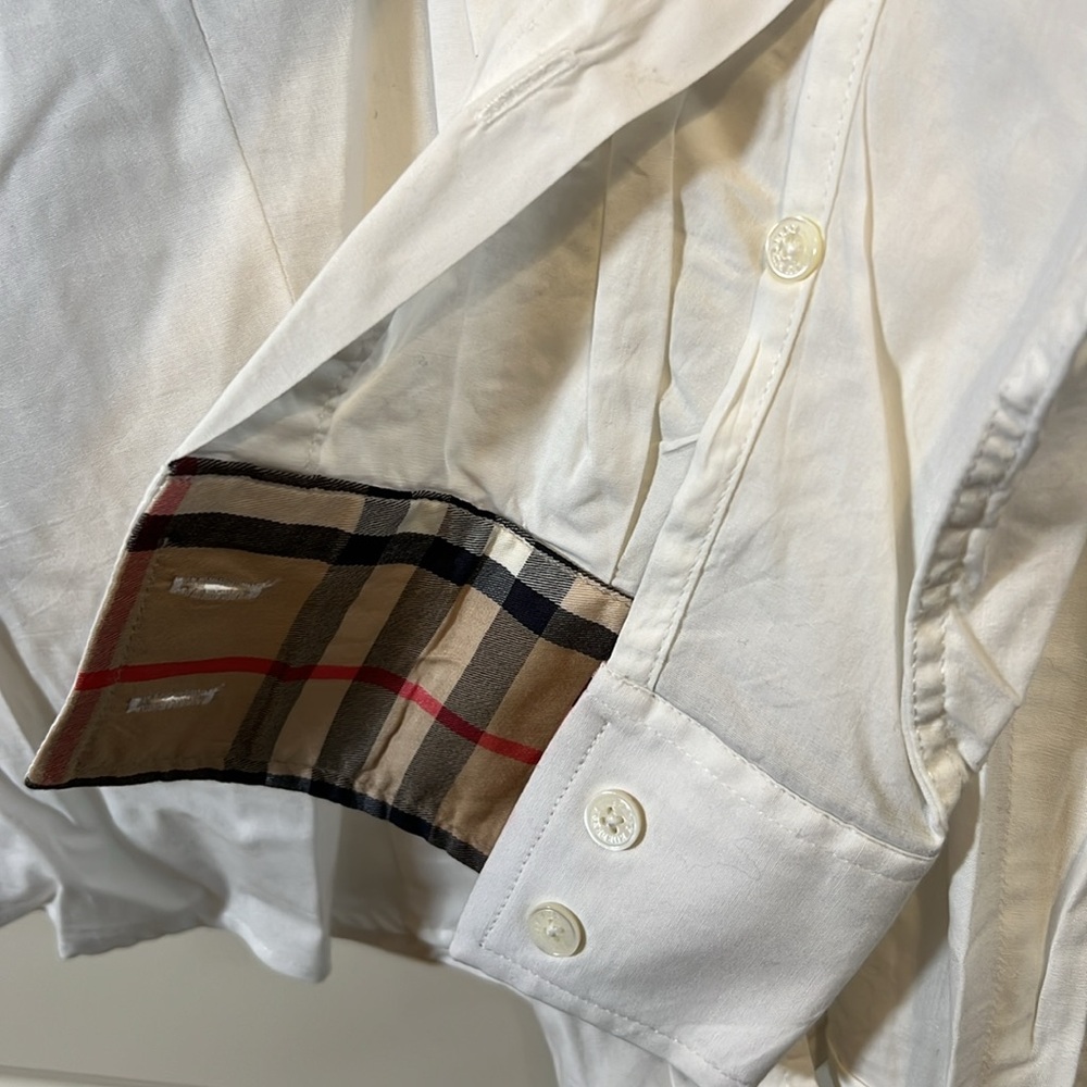 Burberry embroidered button down shirt - Picture 6 of 8